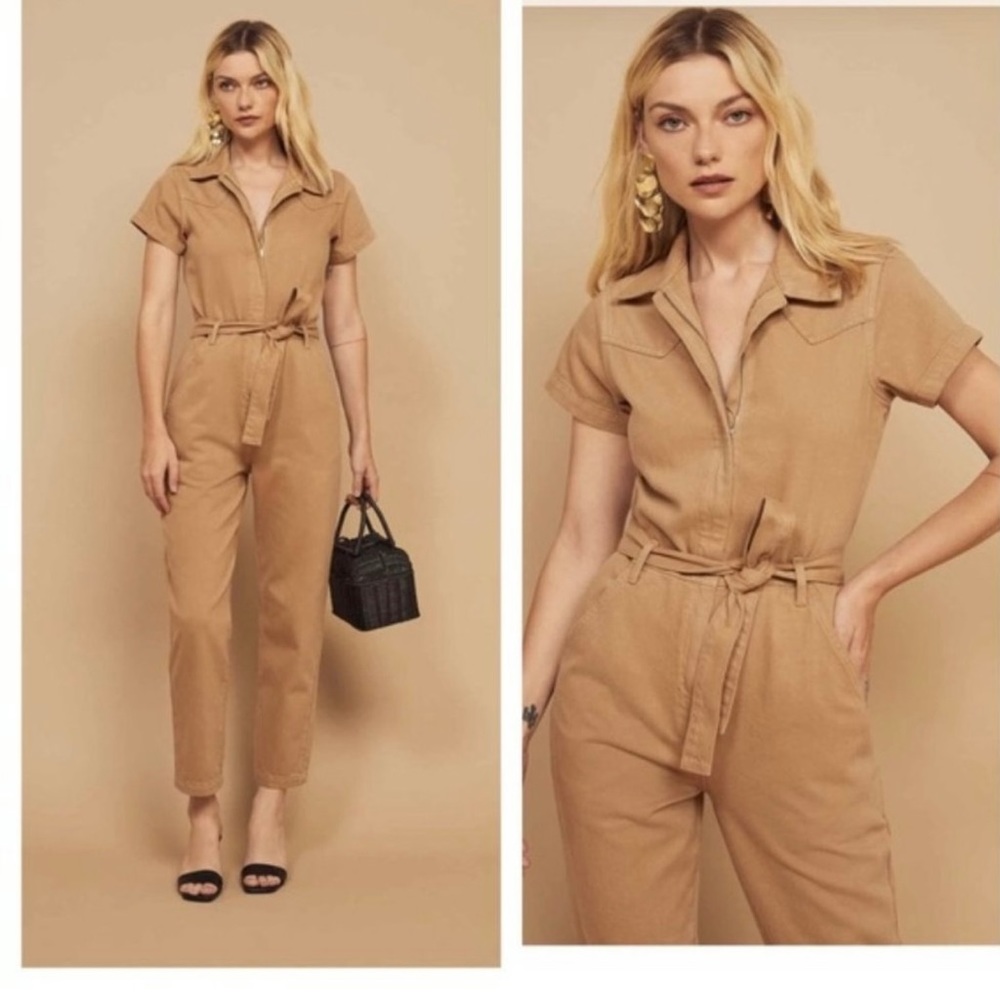 Reformation brand boiler jumpsuit
